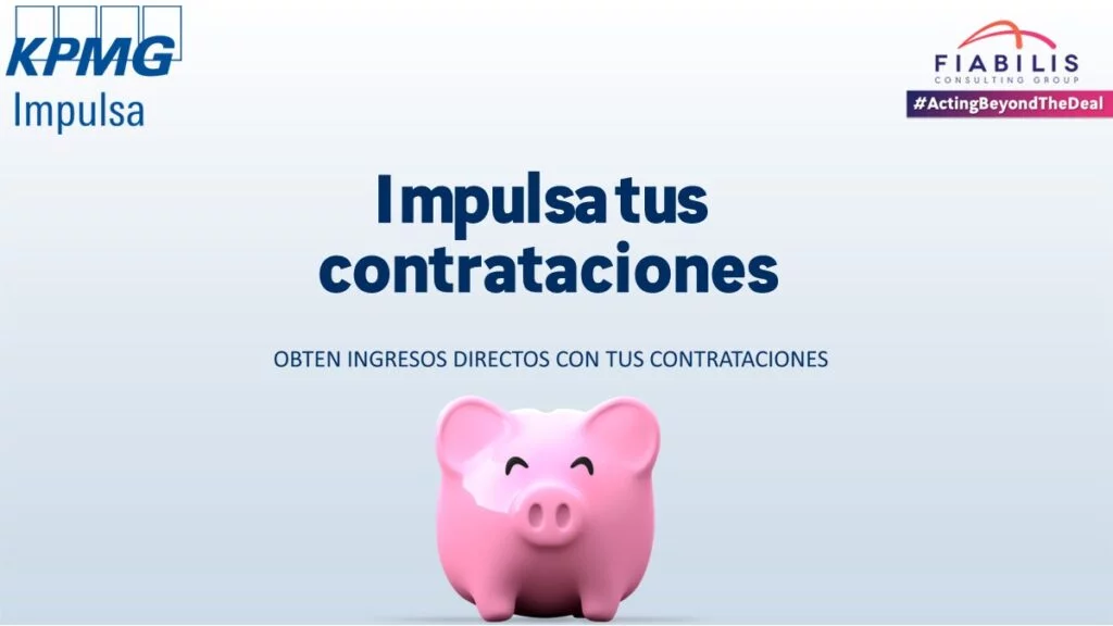 Portada del seminario web «Impulsa tus contrataciones» de KPMG Impulsa y Fiabilis