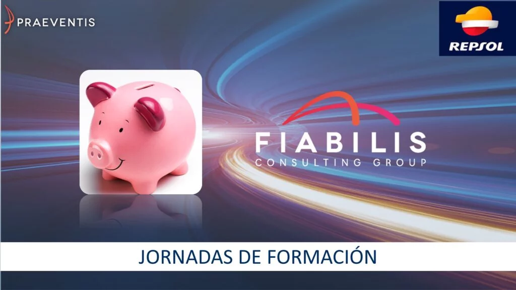 Portada de las jornadas de formación de Praeventis, Fiabilis y Repsol